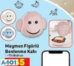 MAYMUN FİGÜRLÜ BESLENME KABI 17X18X9 CM MAYMUN FİGÜRLÜ BESLENME KABI 17X18X9 CM
